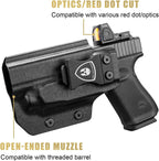 Glock 19/17 Gen 3-5 IWB Kydex Holster | Compatible with Crossbow MA1 & MA2 | Right/Left Hand | WARRIORLAND - WARRIORLAND