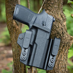 Sig P320 M18 & P320 M17 IWB & OWB Convertible Holster Optics Cut: Sig Sauer P320 Compact M18 & P320 Full Size M17, IWB OWB Combo Holster P320, 1.75 Belt Clip, Adjustable Ride Height, Right Hand - WARRIORLAND