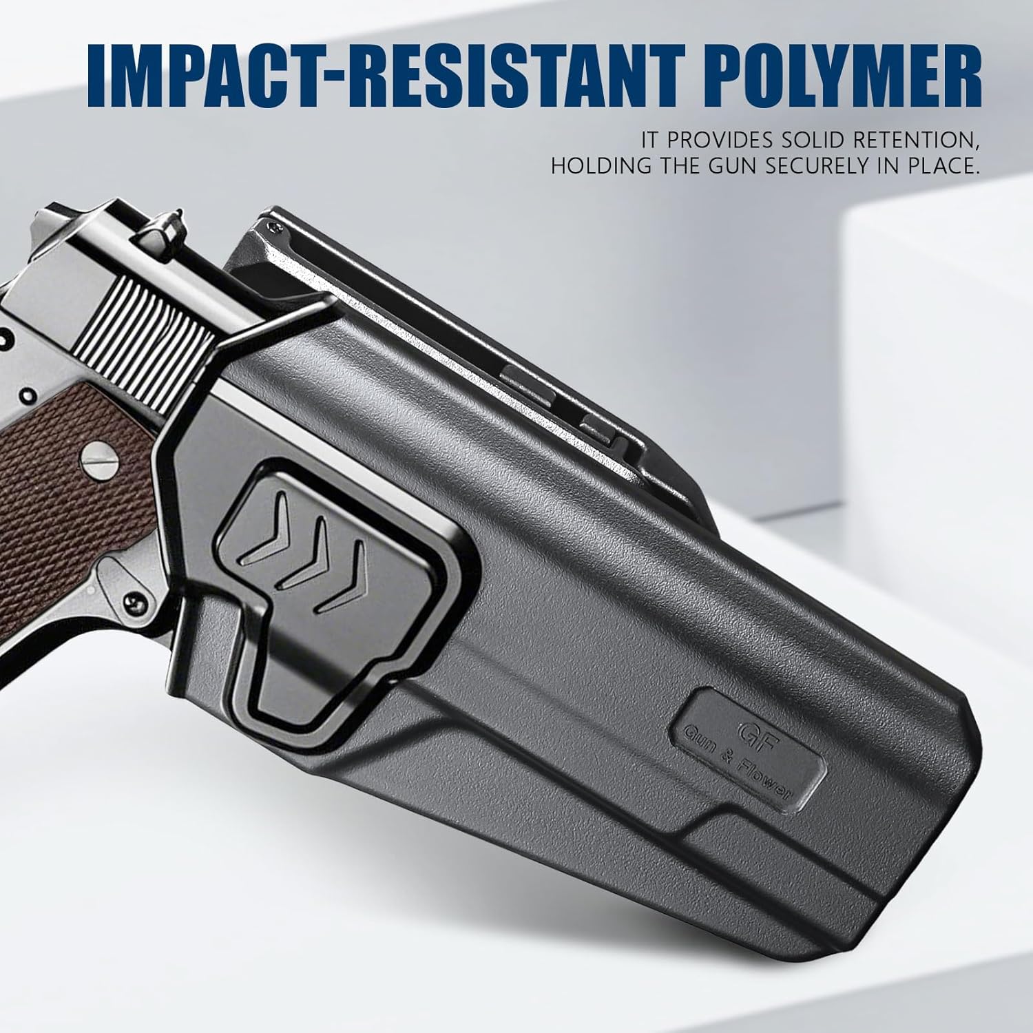 WARRIORLAND Holster Claw Kit for IWB Holsters – Light Concealment Wing for Concealed Carry | Kydex Holster Claw with Hardware Kit | Right & Left Hand Adjustable - WARRIORLAND