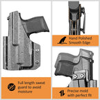 IWB Kydex Holster for P365 with TLR6, Fit Sig Sauer P365/ P365 SAS/ P365XL, Inside Waistband Conceal Carry, Optic Cut, Adj. Cant & Retention, Right Hand - WARRIORLAND