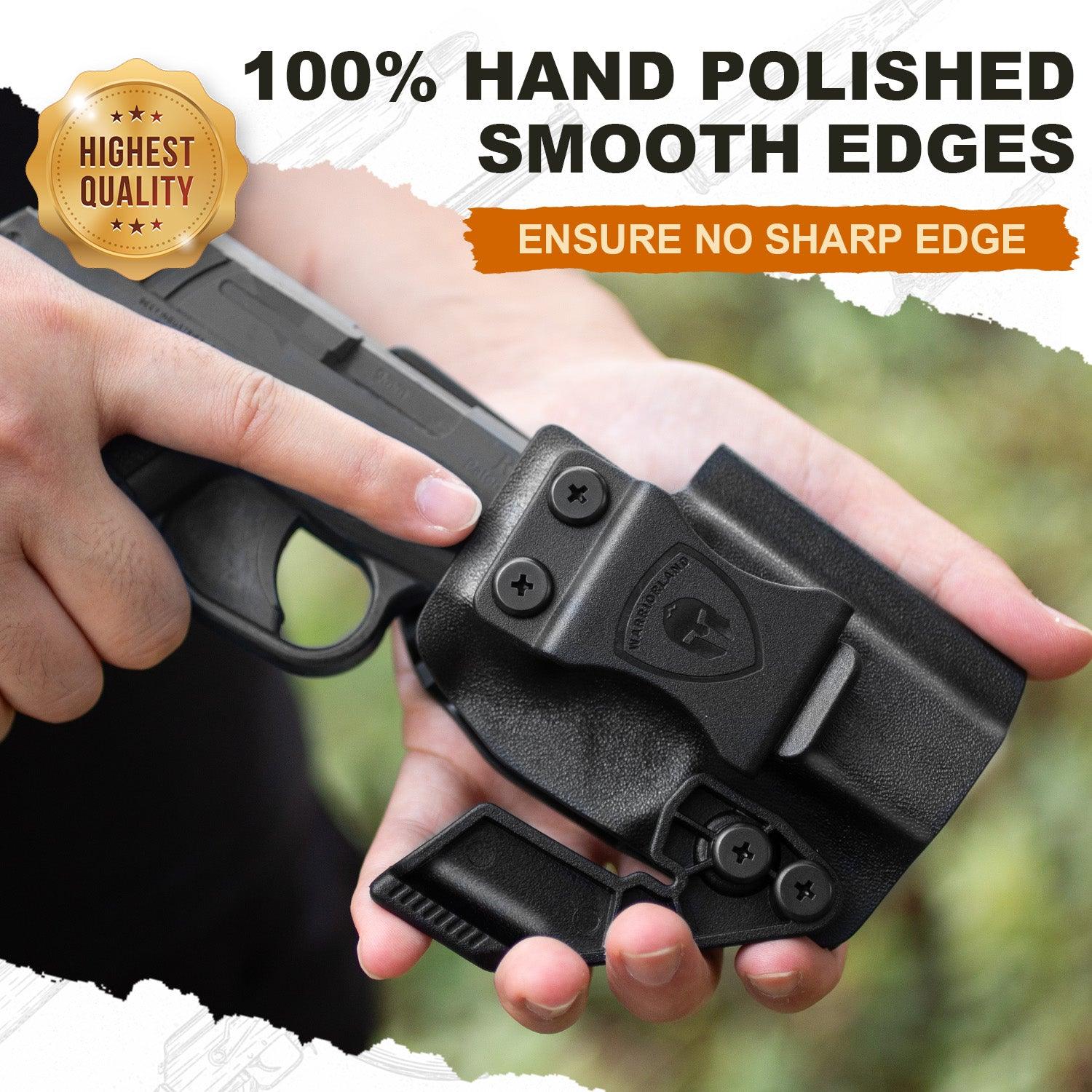 SCCY CPX-1 / CPX-2 w/Claw & Optics Cut, IWB Kydex Holster for SCCY CPX1 & SCCY CPX2, Inside Waistband Appendix Carry, Right Hand|WARRIORLAND - WARRIORLAND