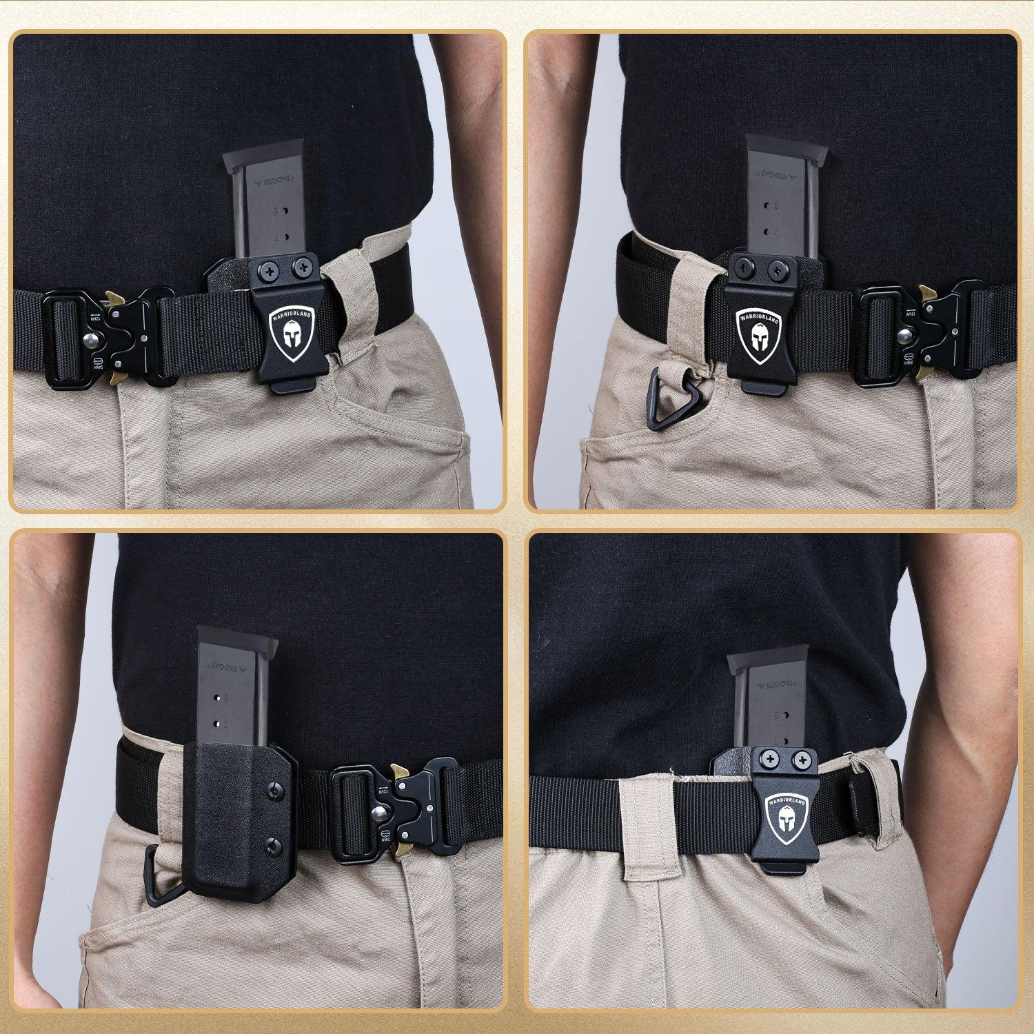1911 Mag Carrier IWB/OWB .45ACP Single Stack Magazine Holster Fit: 1911 .45ACP Magazine, Right Hand/Left Hand Draw Mag Holder|WARRIORLAND - WARRIORLAND