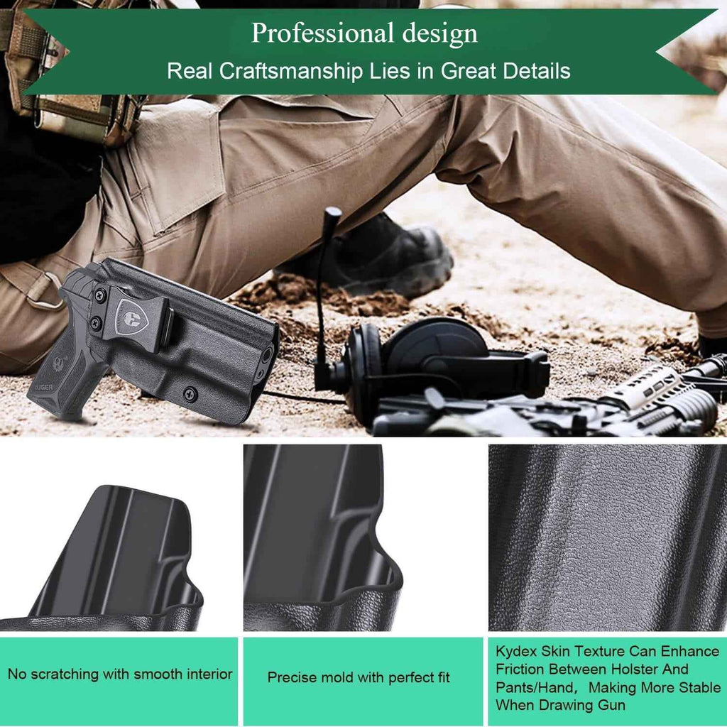 Ruger Security 9mm Compact Holster KYDEX IWB Right/ Left Handed | WARRIORLAND