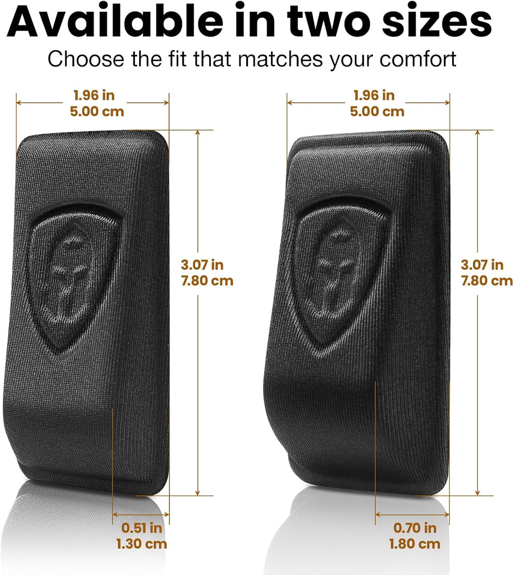 IWB & Appendix Holster Wedge Kit (2-Pack) - WARRIORLAND Universal Foam Pads for Comfort & Concealment, Multiple Heights - WARRIORLAND