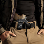 Glock 17/19 Gen3-6 / G19X / 44/45 / G34 Gen4-5 IWB Kydex Holster w/Claw - Olight PL Mini 2 Valkyrie Light Bearing, Optic Cut, Adj. Retention & Cant, Right Hand - WARRIORLAND
