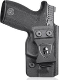 S&W Bodyguard 2.0 Right Hand IWB Kydex Holster - Integrated Crimson Trace Red Laser, Inside Waistband Concealed Carry, Adjustable Cant & Retention - WARRIORLAND