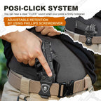 WARRIORLAND IWB Kydex Holster w/Claw & Optics Cut Compatible with Springfield Armory Echelon Pistol, Inside Waistband Concealed Carry Holster, Adj. Retention & Cant, Right Hand - WARRIORLAND