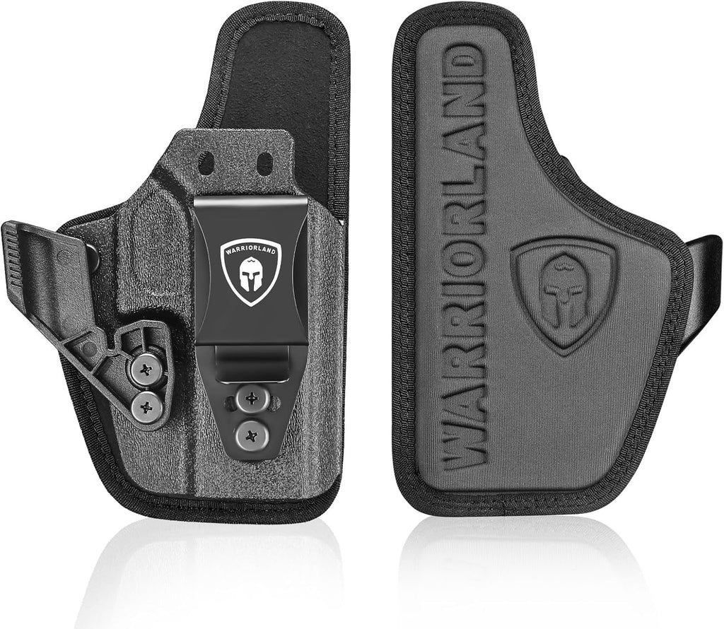 WARRIORLAND IWB Hybrid Holster for Glock 43X / 43X MOS / 43 / 48 MOS / G48 – Optic Cut, Right Hand, Adj. Height/Cant/Retention - WARRIORLAND