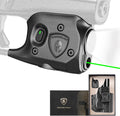 WARRIORLAND Pistol Light Laser & Holster Fit for Glock 43 / 43X (No Rail Version), Compact 150-Lumen Trigger Mounted Tactical Weapon Light with Green Laser White LED & IWB Holster, Power Indicator - WARRIORLAND