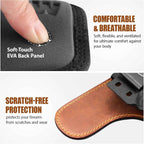 5" 1911 IWB Hybrid Holster (Colt/Kimber/Tisas/S&W/Ruger/Sig/RIA) - WARRIORLAND Optic-Cut Right-Hand Concealed Carry, Adj. Height/Cant/Retention, Ultimate Comfort