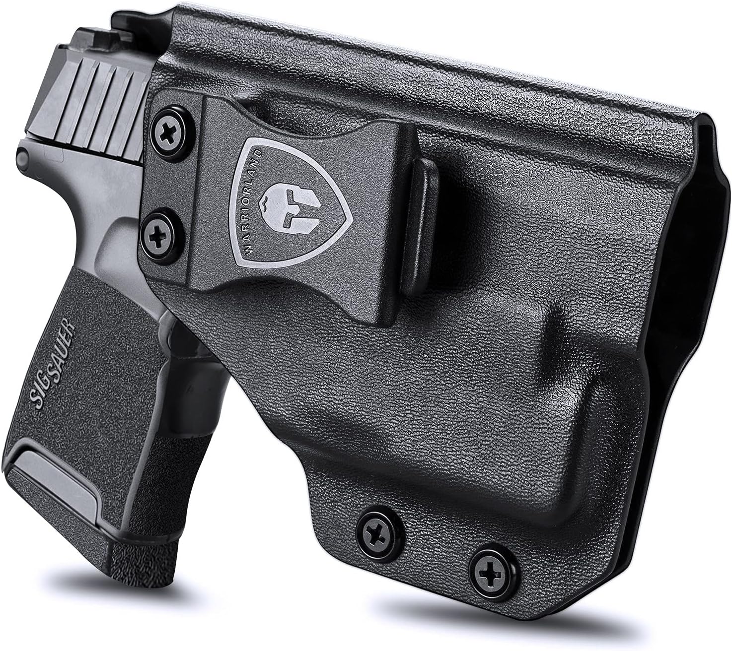 WARRIORLAND IWB Kydex Holster Compatible with Sig Sauer P365/P365X/P365 SAS/P365XL w/TLR-6/6 HL / 6 HL G, Inside Waistband Concealed Carry, Adj. Cant & Retention, Optic Cut,Right Hand - WARRIORLAND
