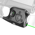 WARRIORLAND Pistol Light Laser Combo Fits Glock 42/43/43X/48 (No Rail), Compact 150-Lumen Trigger Mounted Tactical Weapon Light with Green Laser & White LED, Power Indicator & 3 Light Mode, SLL-105G - WARRIORLAND