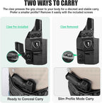 WARRIORLAND IWB Kydex Holster, Fit Ruger Security 380 | Adj. Cant & Retention | w/Optic Cut & Claw Options