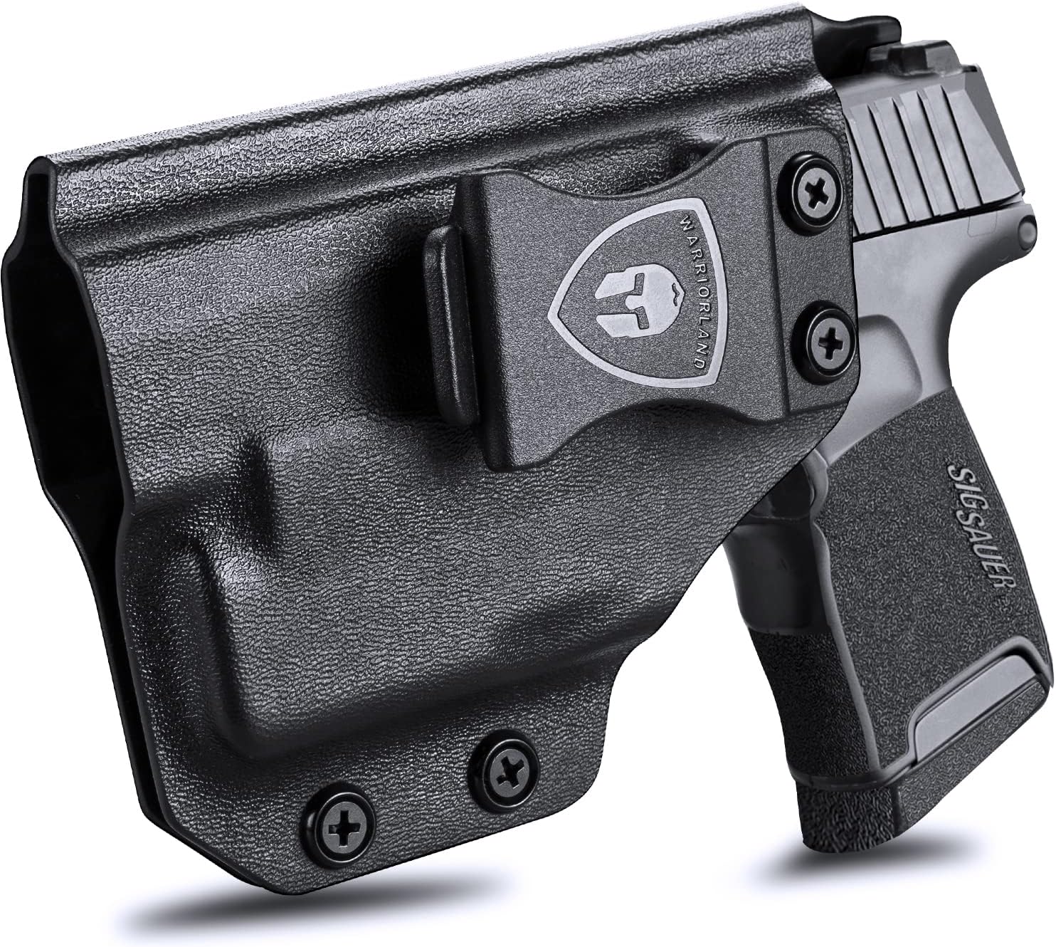 WARRIORLAND IWB Kydex Holster Compatible with Sig Sauer P365/P365X/P365 SAS/P365XL w/TLR-6/6 HL / 6 HL G, Inside Waistband Concealed Carry, Adj. Cant & Retention, Optic Cut,Right Hand - WARRIORLAND