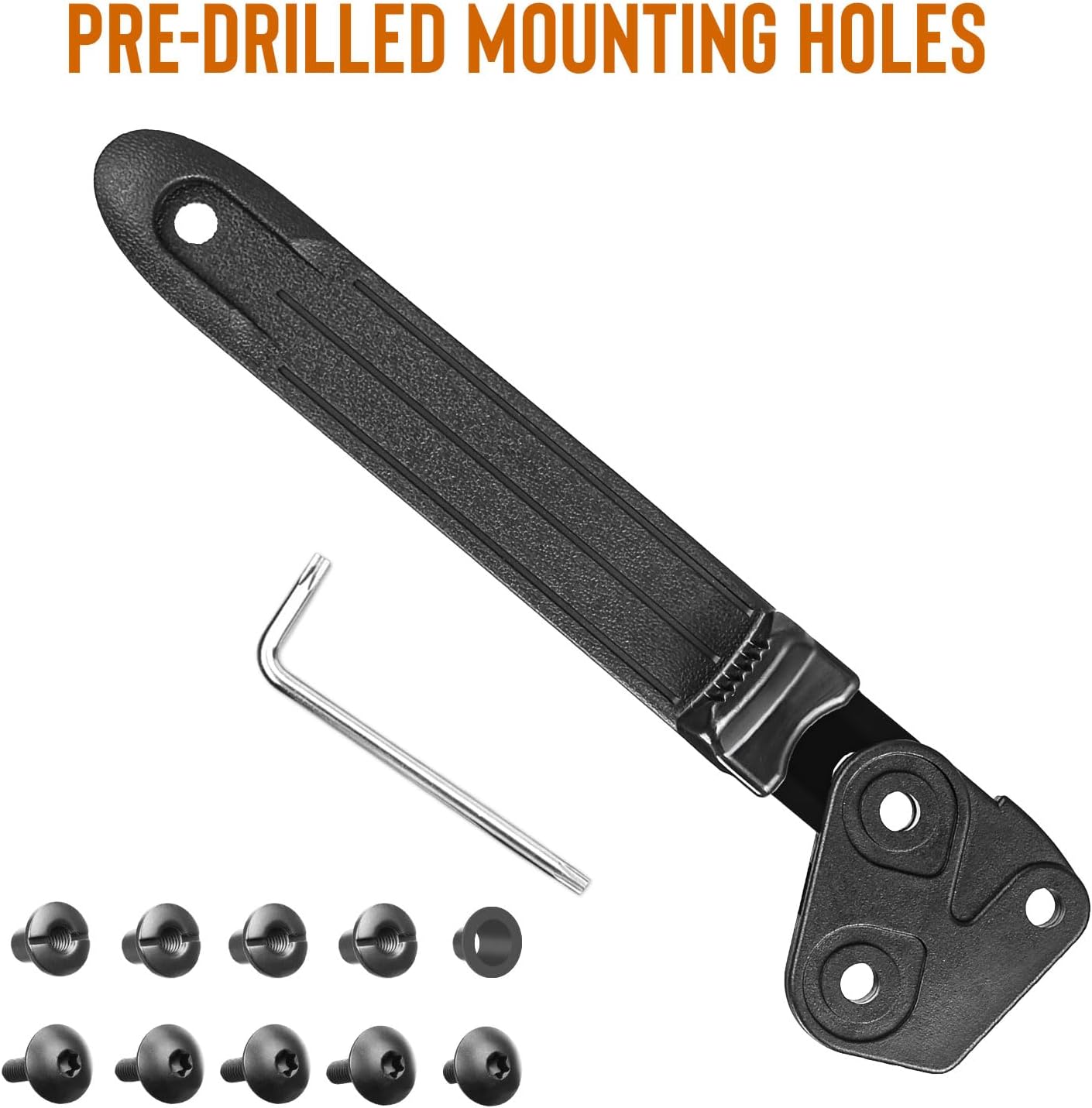WARRIORLAND Level II Holster Retention Thumb Release Hood Kit - Impact-Resistant Polymer, Right/Left Hand Options, Compatible with Level II Holsters - WARRIORLAND