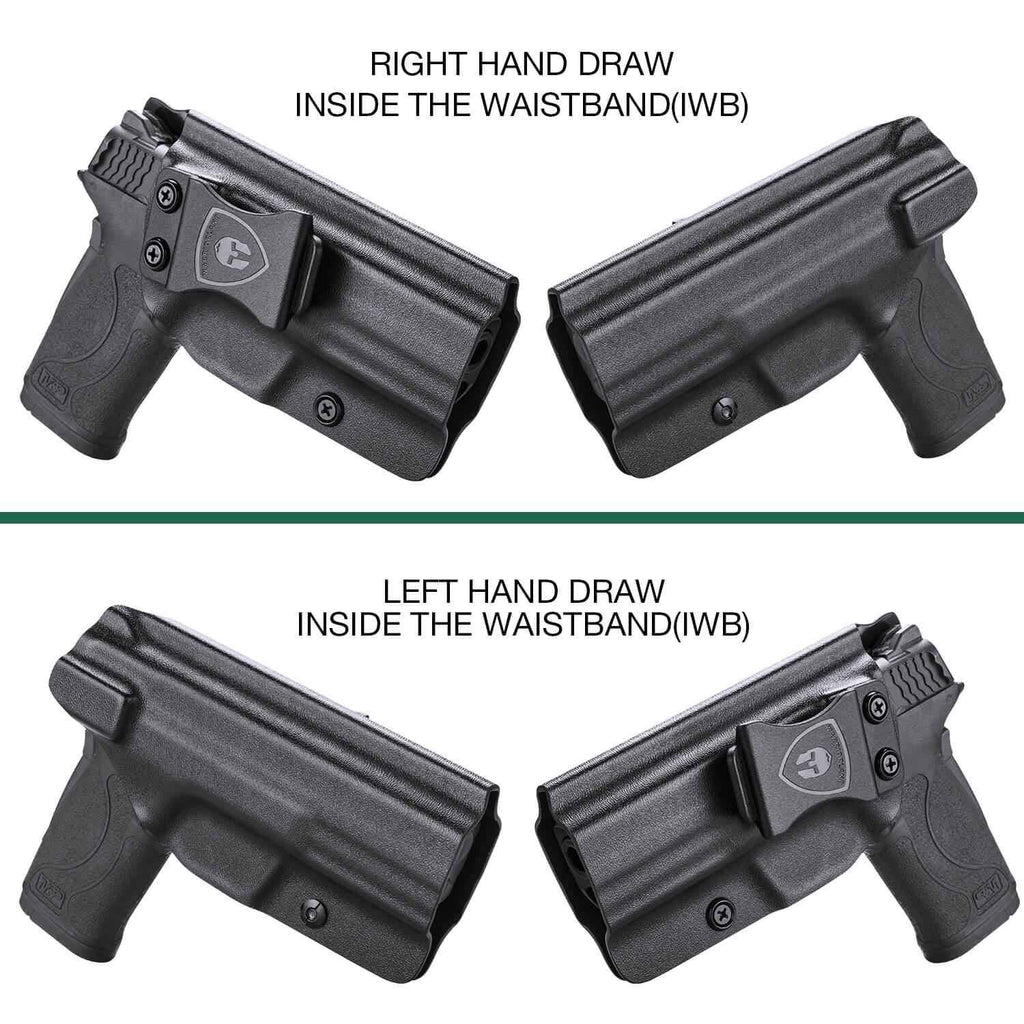 Kydex IWB Holster for Smith & Wesson M&P Shield 9mm EZ Right/ Left Handed | WARRIORLAND