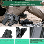 Glock 43 / 43x Kydex Holster with Claw and Red Dot Optics Cut for Appendix Carry - WARRIORLAND