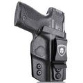 Kydex IWB Holster Smith & Wesson M&P Shield /Plus/ M2.0  9mm/.40 Pistol Adjustable Ride Height Metal Belt Clip | WARRIORLAND