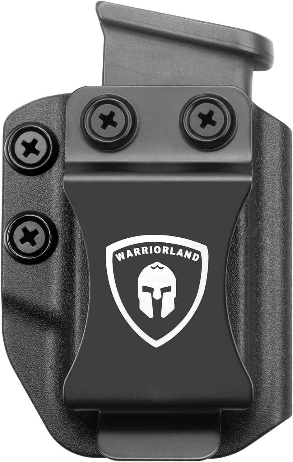 Universal Mag Carrier IWB OWB with 1.75 Inch Steel Clip 9mm/.40/.45ACP/.380 Single Double Stack