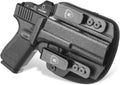 WARRIORLAND Hybrid Kydex & Nylon Holster, Optional for Sig Sauer P320 Full-Size / P320-M17/ P320 XFIVE Legion (P320 x5 Legion)/ P320 XFIVE DH3/ P320 AXG Combat / P320 AXG Legion / P320 XFULL, Optics Cut & Open Muzzle, Concealed Carry - WARRIORLAND