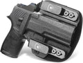 WARRIORLAND Hybrid Kydex & Nylon Holster, Optional for Sig Sauer P320 Compact / P320-M18 / P320 X Carry, Optics Cut & Open Muzzle, Concealed Carry - WARRIORLAND