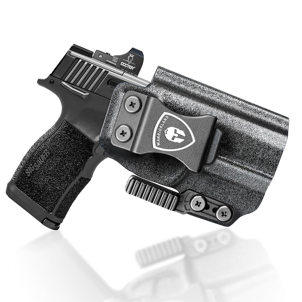 Sig P365XL IWB Kydex Holster with Claw Attachment and Optic Cut: Sig Sauer P365XL only, Inside Waistband Appendix Carry P365XL Holster, Adj. Cant & Retention, Right Hand| WARRIORLAND - WARRIORLAND