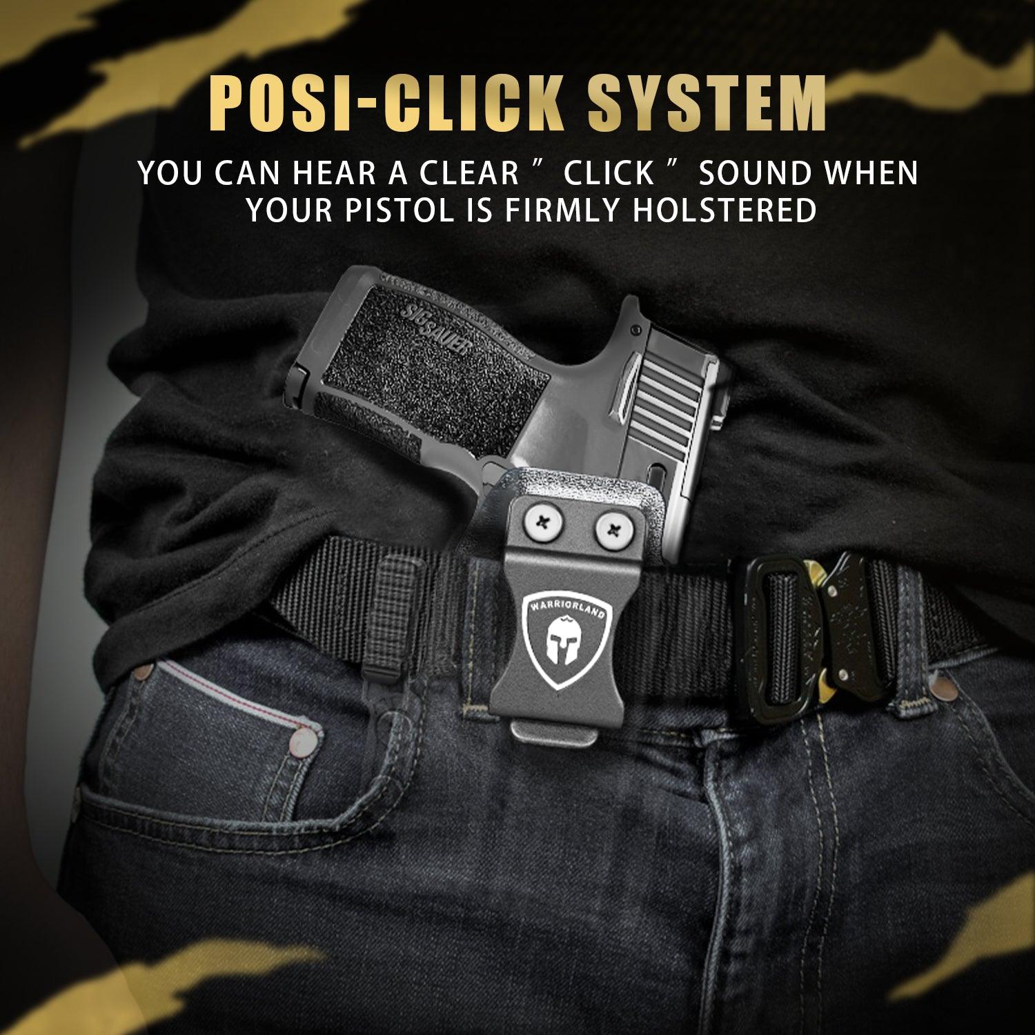 Sig P365XL IWB Kydex Holster with Claw Attachment and Optic Cut: Sig Sauer P365XL only, Inside Waistband Appendix Carry P365XL Holster, Adj. Cant & Retention, Right Hand| WARRIORLAND - WARRIORLAND