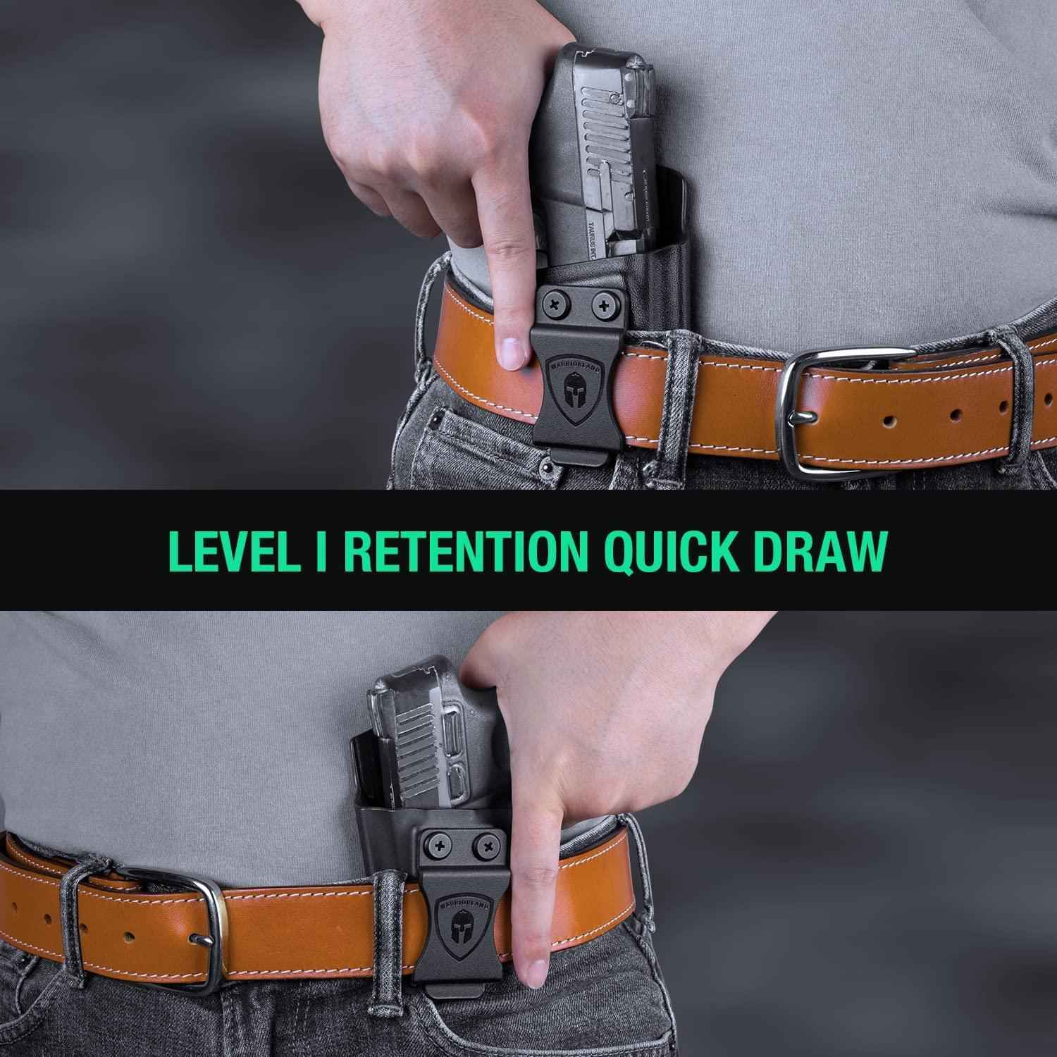 IWB Kydex Holster Compatible with Glock 43X / G43 / G43X MOS Pistol, Right Hand/Left Hand