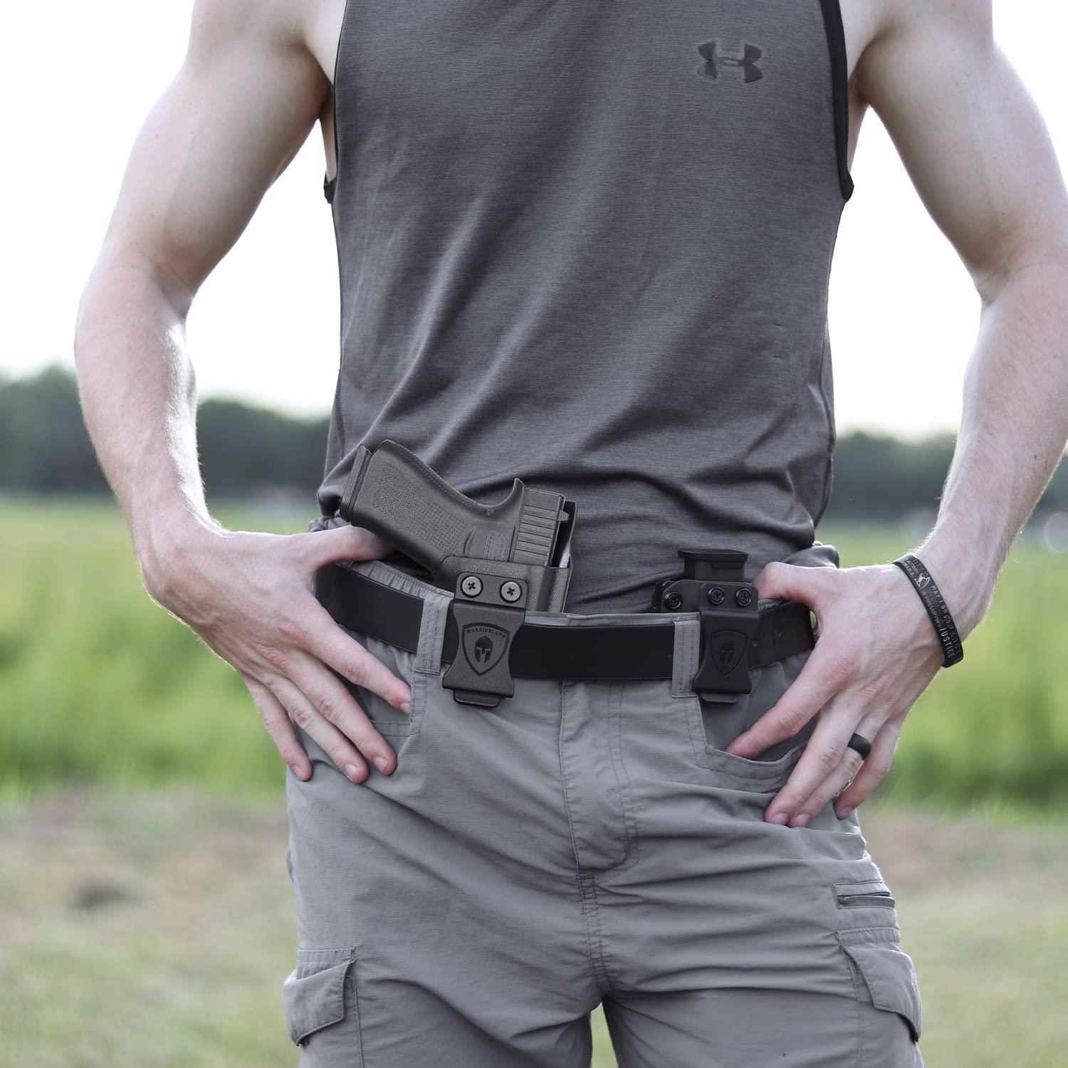 IWB Kydex Holster Compatible with Glock 43X / G43 / G43X MOS Pistol, Right Hand/Left Hand