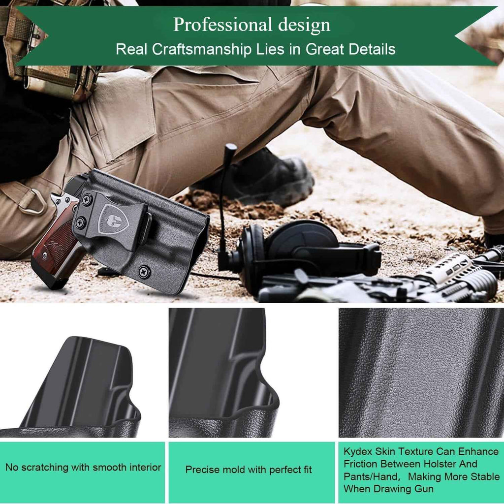 Kimber Micro 9 9mm Pistol Holster Kydex IWB Right/ Left Handed | WARRIORLAND