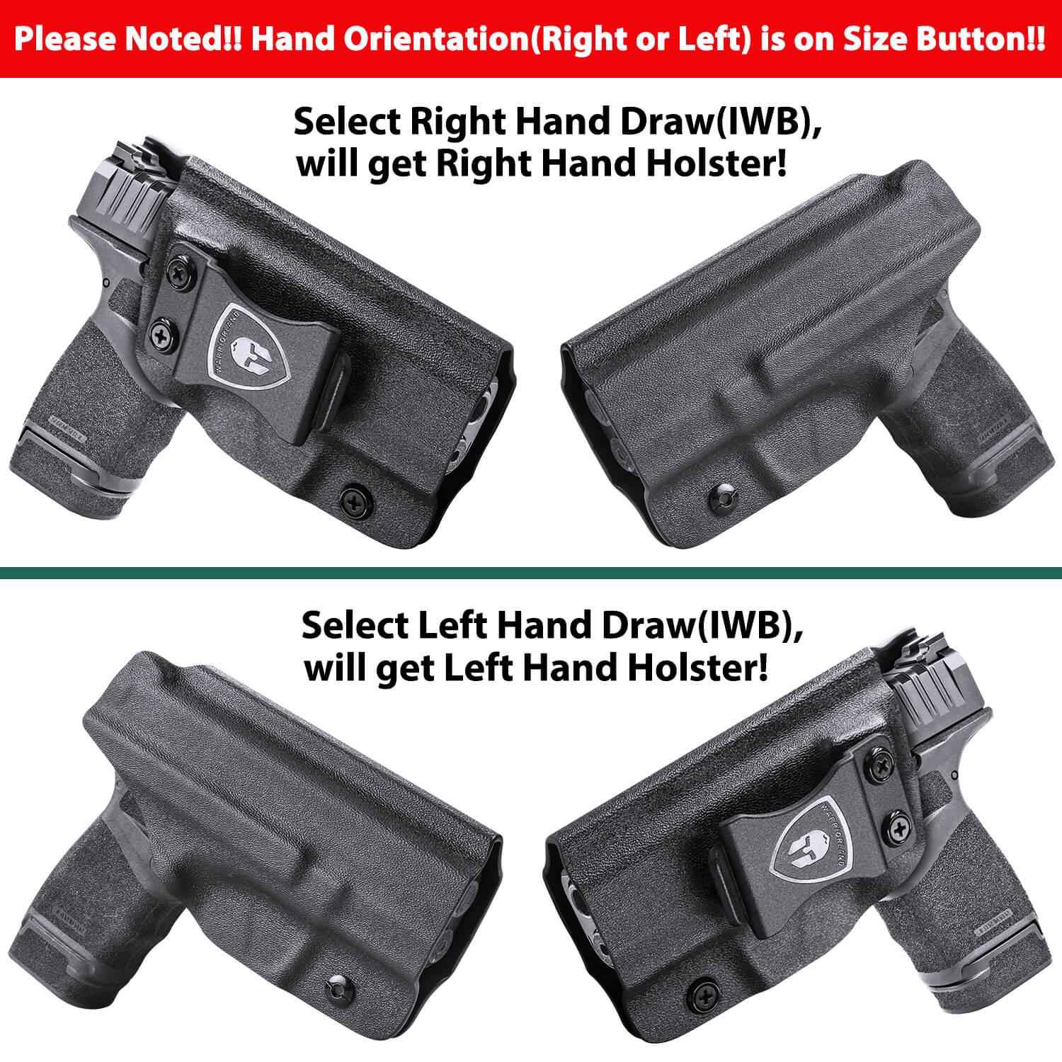 Springfield Armory Hellcat/ Pro Holster Kydex IWB Right/ Left Handed | WARRIORLAND