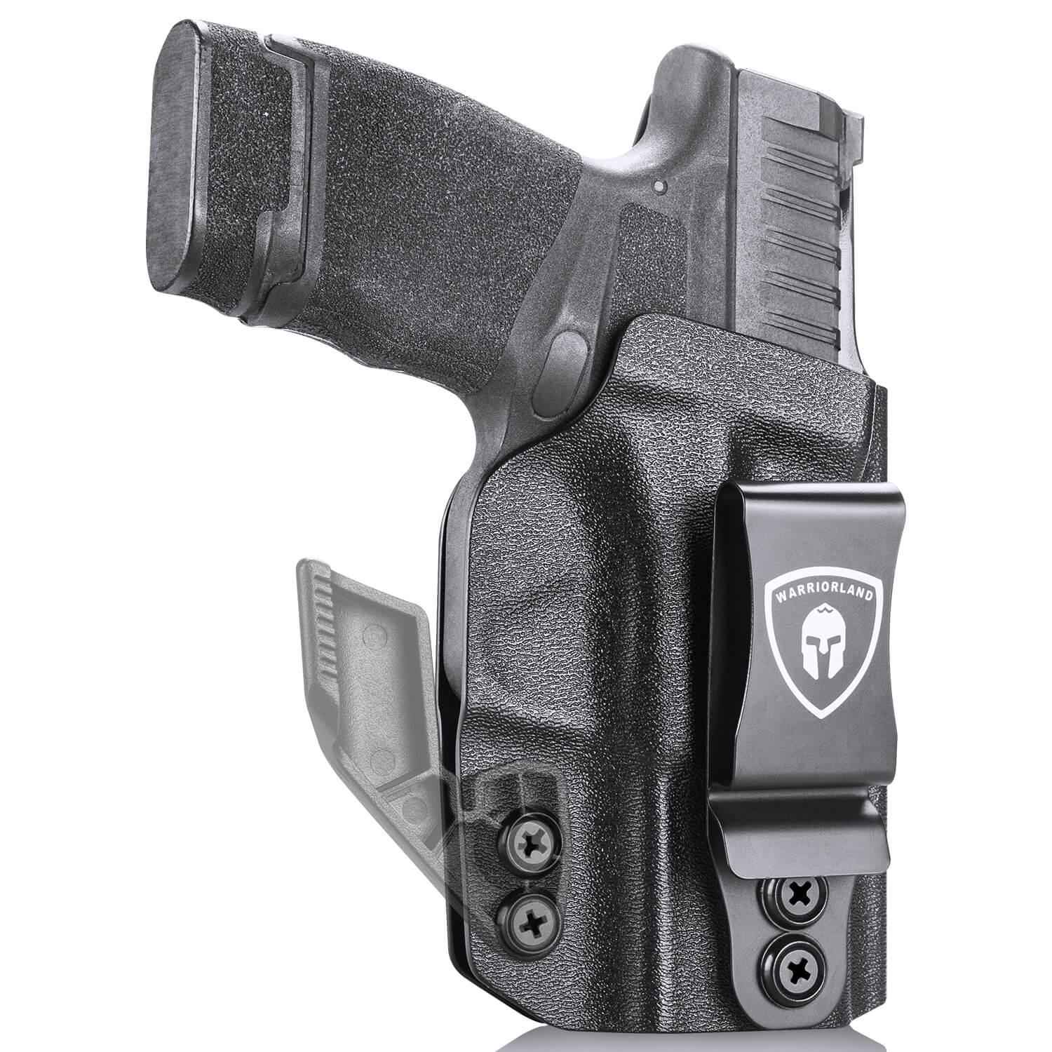 Comfortable Holster for Springfield Armory Hellcat/ Pro Kydex IWB Adjustable Ride Height Metal Belt Clip | WARRIORLAND
