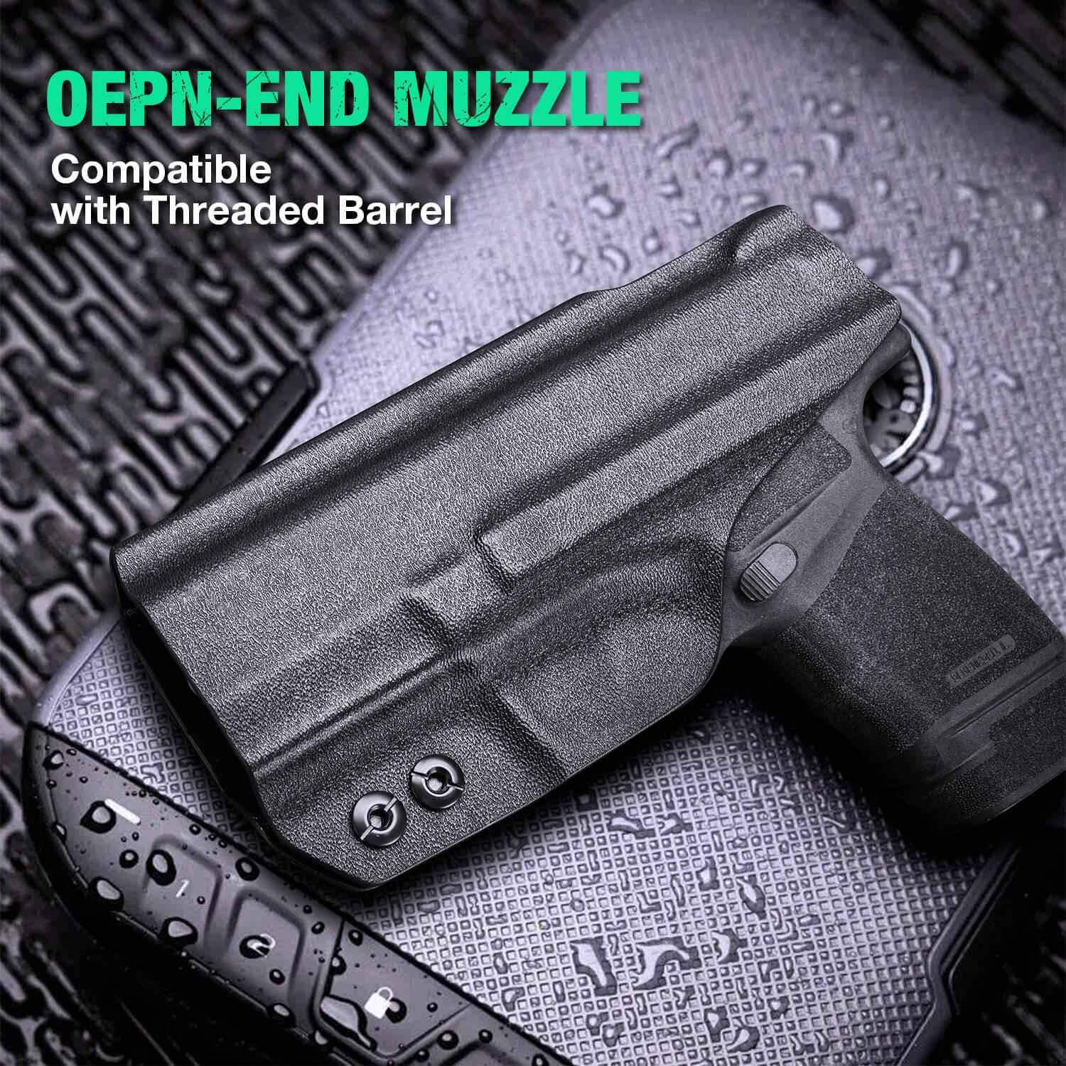 Comfortable Holster for Springfield Armory Hellcat/ Pro Kydex IWB Adjustable Ride Height Metal Belt Clip | WARRIORLAND