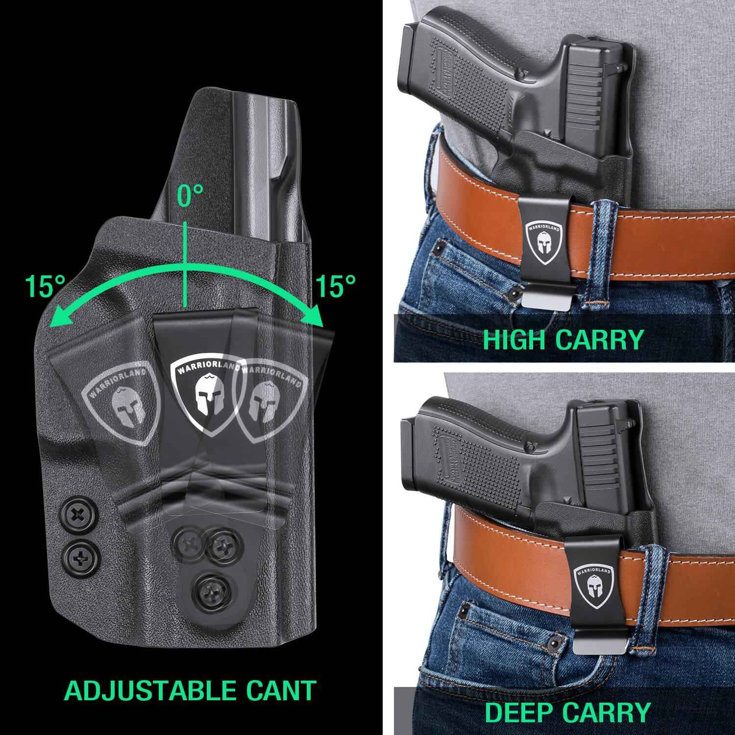 Holster for Taurus G2C Taurus G2S Taurus G3C Taurus G3 Taurus PT111 Millennium G2 Taurus PT140 Millennium G2 Taurus TX 22 COMPACT Adjustable Ride Height Metal Belt Clip  | WARRIORLAND