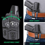 Holster for Taurus G2C Taurus G2S Taurus G3C Taurus G3 Taurus PT111 Millennium G2 Taurus PT140 Millennium G2 Taurus TX 22 COMPACT Adjustable Ride Height Metal Belt Clip  | WARRIORLAND