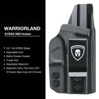 IWB Kydex Glock 43 Holster with Adjustable Ride Height and Metal Belt Clip | WARRIORLAND