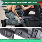 Glock 43 43X Kydex Holster - IWB Appendix Holster for Right/Left Handed - WARRIORLAND