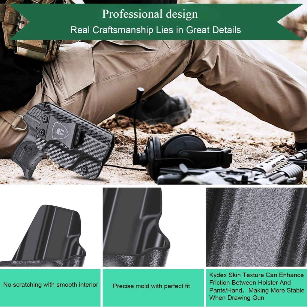 Carbon Fiber Kydex Ruger LC9 LC9S EC9S LC380 Holster IWB | WARRIORLAND