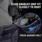Smith & Wesson M&P 9/.40 Compact/Full Size Kydex IWB Holster with Claw for Fat Guys | WARRIORLAND