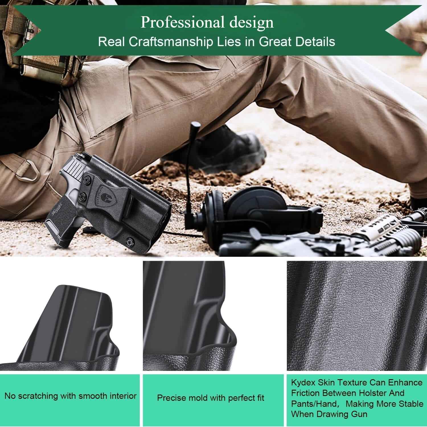 Sig Sauer P365XL IWB Kydex Holster, Right/ Left Handed | WARRIORLAND
