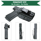 IWB Kydex Glock 43 Holster with Adjustable Ride Height and Metal Belt Clip | WARRIORLAND