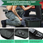 IWB Glock Holster for 17 19 23 26 32 Gen 4 5 19X 44 45 with Adjustable Ride Height and Metal Belt Clip | WARRIORLAND
