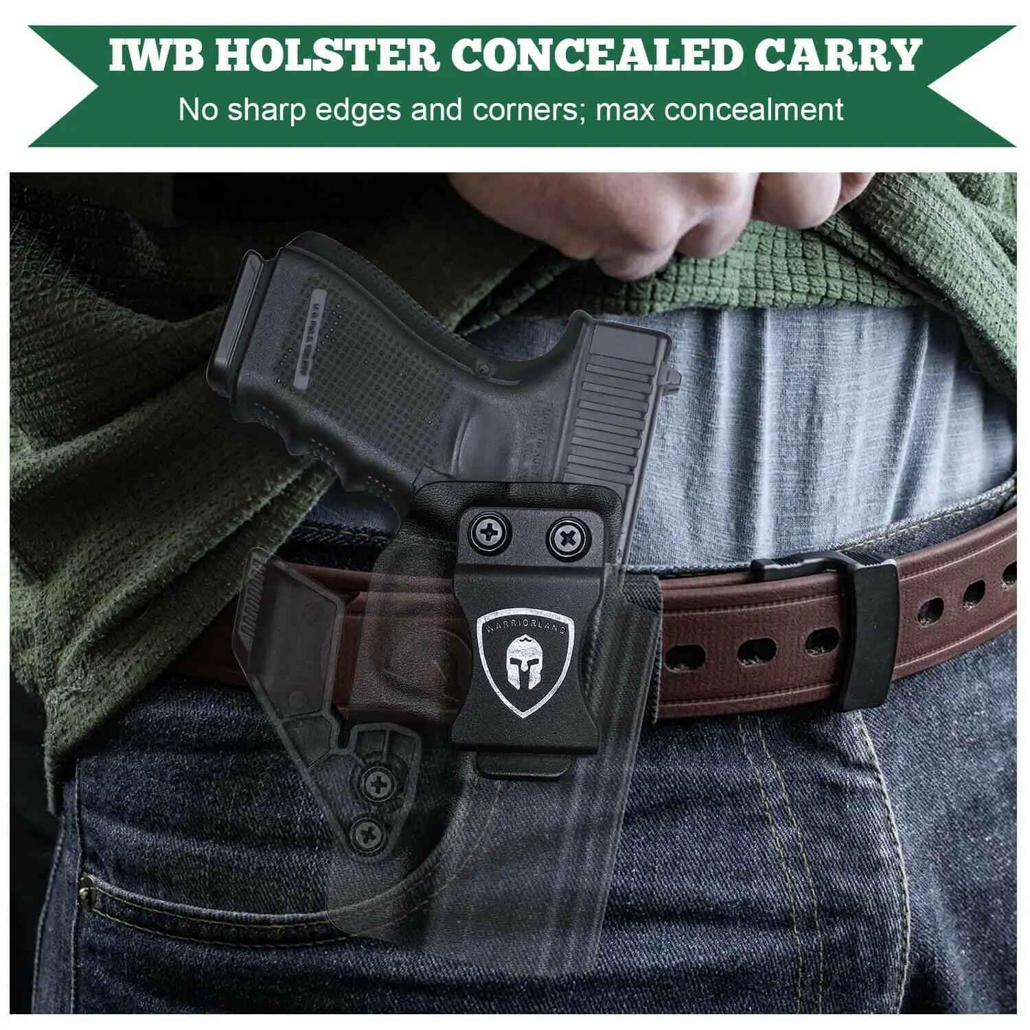 GLOCK Holster for Fat Guys with Claw and Red Dot Optics Cut for Gen3-5 Models | WARRIORLAND
