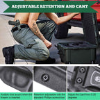 Kydex IWB Holster for Glock 17 / 22 / 31 Inside Waistband Concealed Carry Right/ Left Handed | WARRIORLAND