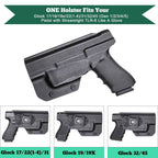 IWB Kydex Holster Glock TLR 6 | Light Bearing Holster for Glock 17, 19, 19X, 22 (Gen 1-4), 31, 32, 45 (Gen 1-5) | Right/Left Handed | WARRIORLAND