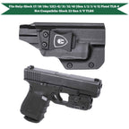 IWB Kydex Holster Glock TLR 6 | Light Bearing Holster for Glock 17, 19, 19X, 22 (Gen 1-4), 31, 32, 45 (Gen 1-5) | Right/Left Handed | WARRIORLAND