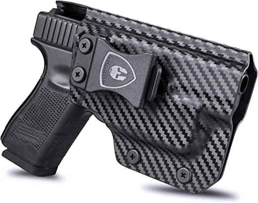 Carbon Fiber IWB Holster for Glock 17 19 20 21 22 29 31 32 35 Gen 4 5 44 45 with TLR 6 - WARRIORLAND