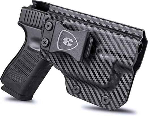 Carbon Fiber IWB Holster for Glock 17 19 20 21 22 29 31 32 35 Gen 4 5 44 45 with TLR 6 - WARRIORLAND