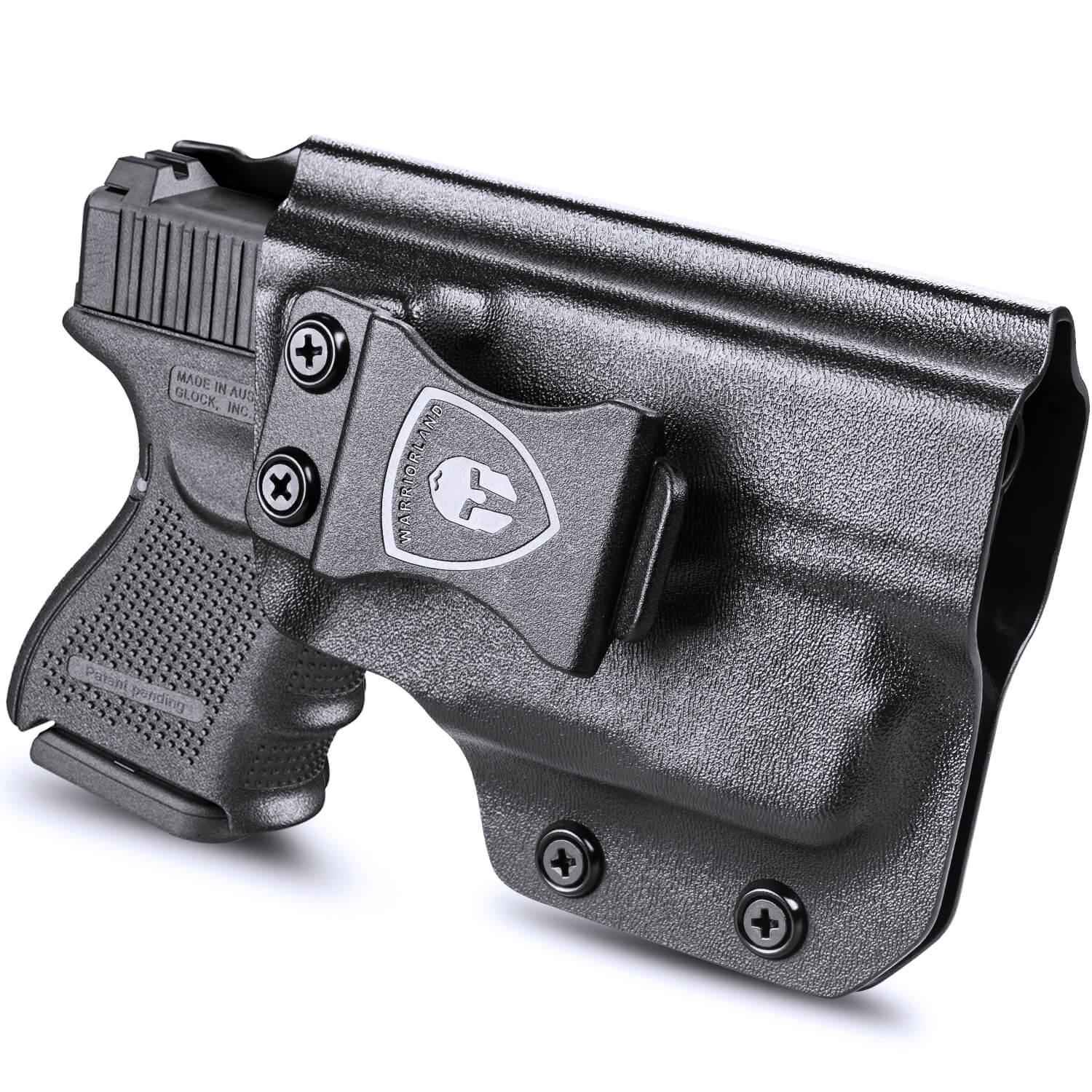 TRL 6 Glock 26 IWB Holster for 26 27 28 33 Gen 4 | Right/Left Handed Kydex Appendix Concealment by WARRIORLAND