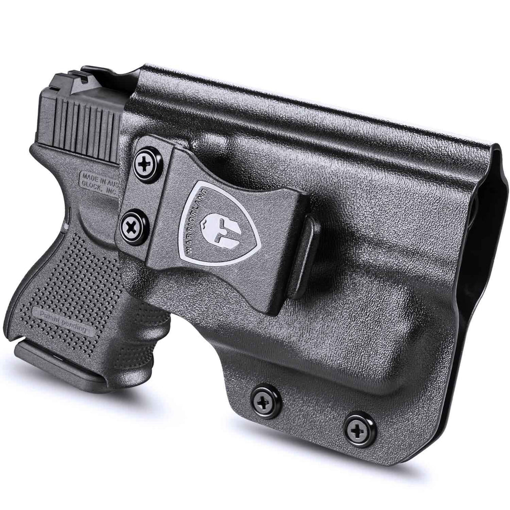 TRL 6 Glock 26 IWB Holster for 26 27 28 33 Gen 4 | Right/Left Handed Kydex Appendix Concealment by WARRIORLAND